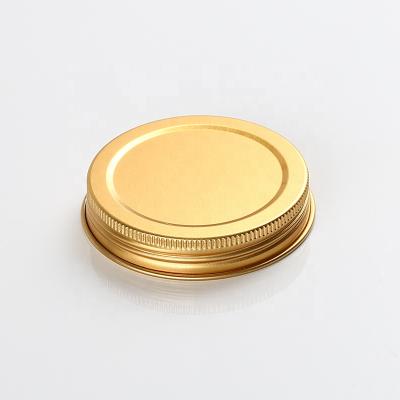 China Non Spill 65mm Sprial Plastic Metal Screw Lid For Plastic Bottle Glass Jars Cans For Food Grade for sale