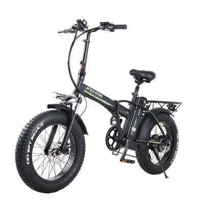 China 48V 350W/10AH Competitive Price Snow Luxury Popular Beach E-Bike Electric Folding Bike Foldable Ebike for sale