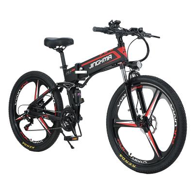 China JINGHMA 12.8AH Imported Batteries Luxury Professional Made Utility Electric Bicycle Cheap Price for sale