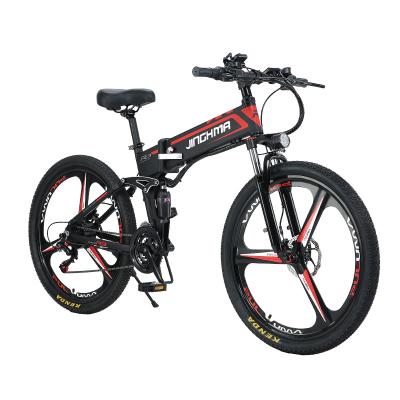 China Luxury Battery Cycle Electric Bike 26 Inch Electric Twin Disc Brake Electric Bike For Adult 10ah*2 for sale