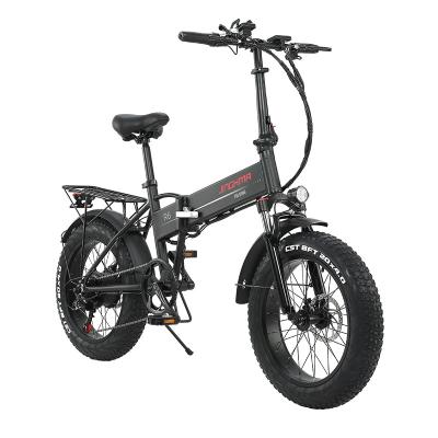 China JINGHMA Luxury 800W/12.8AH 48V 20 inch e-bicycle a snow mountain bike folding e bike smart electric bike electric bicycle for sale