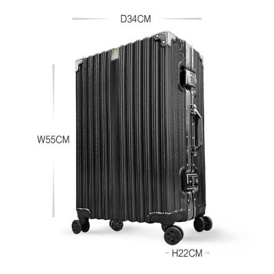 China light & 2022 fashion luxury travel ABS PC waterproof luggage durable/high quality/reasonable prices 2022 sets on wheels for women for sale