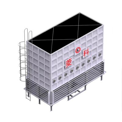 China Industrial Cooling System Low Noise No Fan LKE Series Energy Saving Type Fanless Easy To Maintain Cooling Tower For HAVC for sale