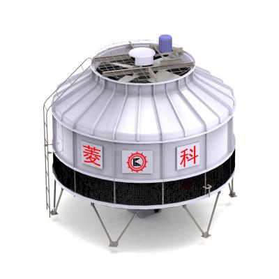 China Industrial Cooling System ISO Certified FRP GRP Counter Flow Open Type Cooling Round Water Tower for sale