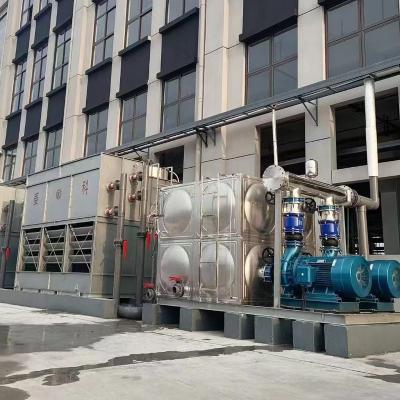 China Hot Sale Low Consumption Alarm Function Industrial Cooling System Closed Cooling Tower, Water Electricity Water Treatment Backup Cooling Tower for sale