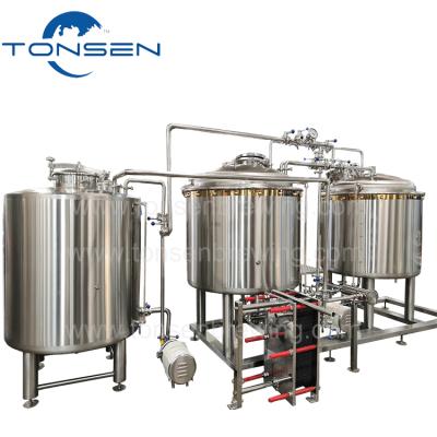 China food & mini beverage factory beer brewery equipment 200l 300l 400l 500l 1000l for sale for sale