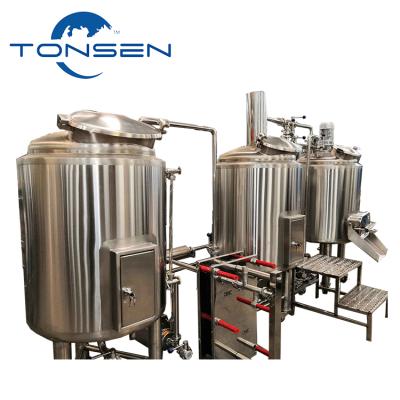 China Hotels Mini Beer Brewing Equipment 50L 100L 200L for home winehouse for sale