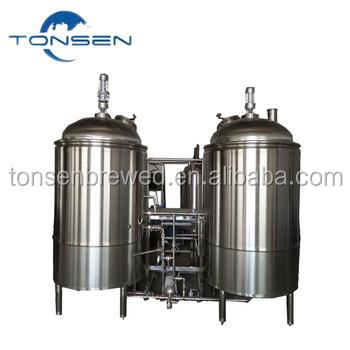 China Brewpub beer brewery restaurant 500L 1000L brewery equipment vat-material beer brewing home kit for sale