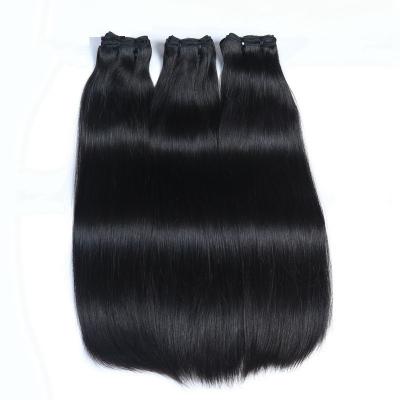 China Silky straight wave factory sale braiding real natural hair extension available cheap lined long invisible straight hair fashion for sale for sale