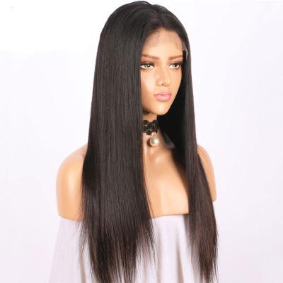 China China factory price store fashion online real long soft body wave straight lace wigs for black women for sale