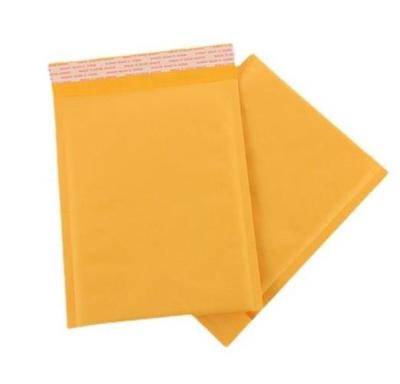 China Yellow Customized Shock Resistance Kraft Bubble Mailer Printed Recycle Kraft Paper Bubble Mailing Envelopes Mailing Bag for sale