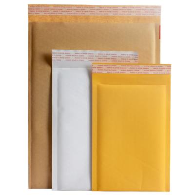 China Shock Resistance Kraft Bubble Mailer Gold / White / Brown Kraft Bubble Mailing Envelopes Mailing Bag for sale