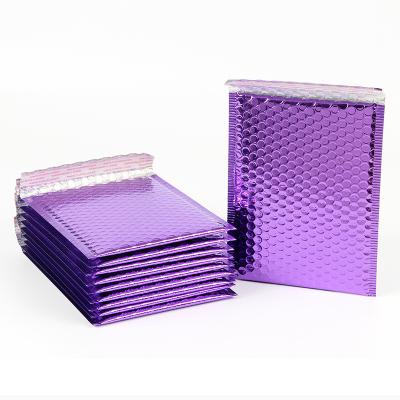 China Purple Metallic Blue Bubble Mailer Bubble Good Quality Mailing Mailer Envelopes for sale