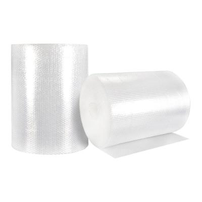 China Transparent Shock Resistance Inflatable Packaging Bags Custom Size Air Film Bubble Cushioning Roll For Wine for sale