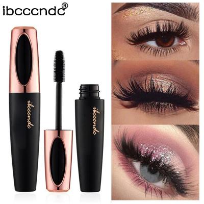 China Hot Selling Amazon New Mascara Products Makeup Water Resistant Eye Whip 4D Fiber Lash Black Water Resistant Silk Mascara for sale