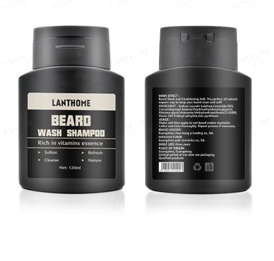 China OEM ODM Private Label Beard Wash Shampoo Lanthome Beard Wash Shampoo DEEP CLEANING Riches in Vitamins Essence for sale