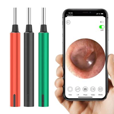 China Check wireless wifi visual otoscope ear health ear care ear wax remover otoscopio endoscope camera for sale