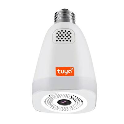 China Siren new product tuya surveillance 360 ​​wifi bulb camera 3MP home security camera built-in wifi for sale