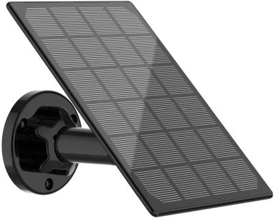 China Waterproof and Vandalproof Solar Panel Compatible with Outdoor Battery Security Cameras Power 5V 3W External Charging Flexible Solar Panel for sale