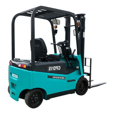 China Hotels fork lifter Mini Electric Forklift Electric Forklift 1.5 Ton Electric Electric Handler Forklift for sale