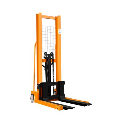 China Hotels Manual Pallet Stacker Hand Stacker 2 Ton Manual Stacker for sale