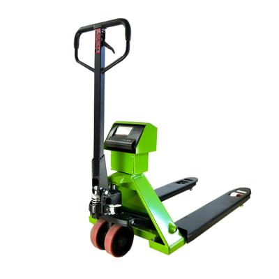 China Weight Pallet Scale Hand Pallet Truck With Weigh Scale Pallet Truck Scale PTS33 for sale