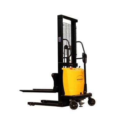 China Hotels Electric Lifter 500kg Pallet Truck Semi Electric High Lifter Stacker for sale