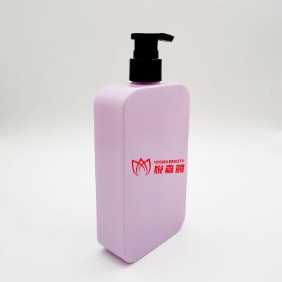 China BEAUTY PACKING Square 300ml 480ml Petg Shampoo Bottle / Body Lotion Bottle / Face Wash Bottle for sale