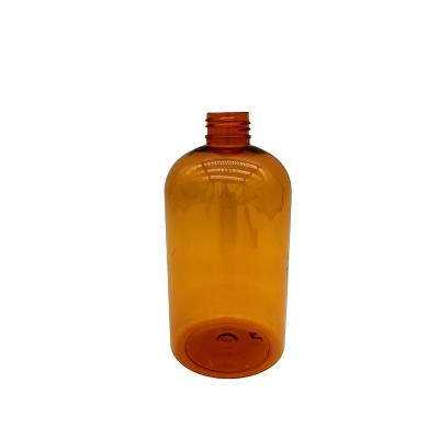 China BEAUTY PACKAGING 350ml 50ml 200ml 250ml Amber Color Empty Biodegradable Disposable Frosted Plastic PET Grade Resin Bottle for sale