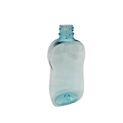 China 100ml Light Blue Cream BEAUTY PACKAGING Factory Supply 100ml Cute PET Mini Transparent Screw Cap Body Bottle for sale