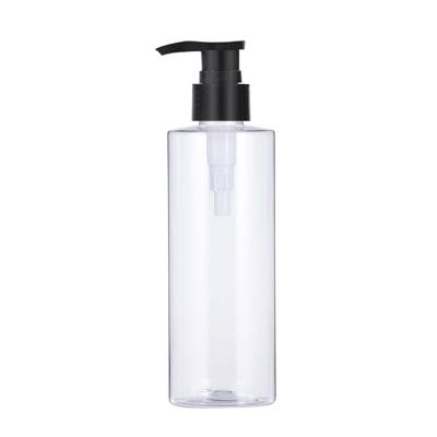 China BEAUTY PACKAGING High Tech 480ml Transparent Biodegradable PET Round Shampoo Bottle for sale