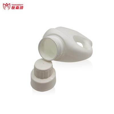 China High Quality White Empty Bottle 500ml 1000ml PETG Plastic Laundry Detergent Lotion Bottle for sale