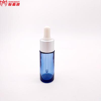 China PACKAGING BEAUTY Colors Vidrio Glass Botellas Gotero Essential Oil Serum Matte Bottle With Dropper for sale