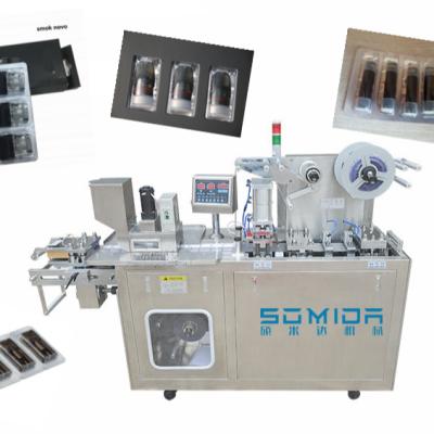 China Medical Aluminum Plastic Food Swab Flat Plate Blister Packing Machine For Tablets In Ruian for sale