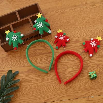 China Eco-friendly HB162B Elk Snowman Children New Year Adult Hair Party Christmas Accessories Headbands for sale