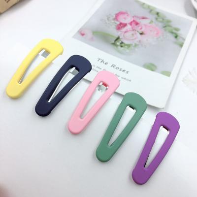 China HC276 Candy Color Acrylic Classic Hair Clip BB Clip for sale