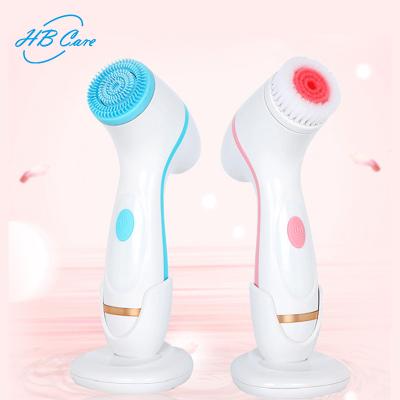 China Electric DEEP CLEANING Personal Care Beauty Face Silicone Brush Head Facial Cleansing Brush for sale