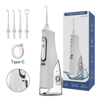 China Portable Dental Pik Flosser Jet Irrigator Dental Teeth Cleaner Water Irrigator USB Hotel Oral Rechargeable Water Flosser for sale