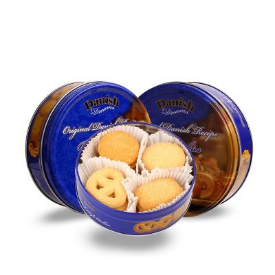 China Tin Packing Biscuits Chinese Danish Natural Soft Crispy Butter Cookies From Cookie Maker for sale