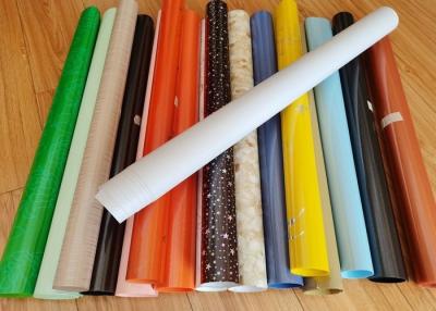 China Packed In Roll High Gloss Colorful Self Adhesive PVC Film For Furniture Decoration zu verkaufen