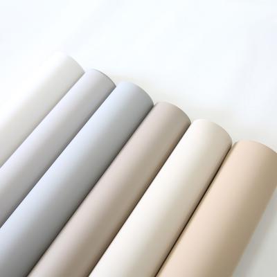 China Anti-Fingerprint Solid Color PVC Furniture Film For Membrane Doors zu verkaufen