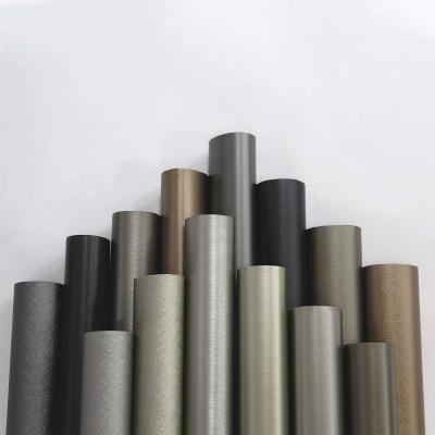 中国 Metallic Silver Color Self Adhesive PVC Film In Roll For Surface Decoration 販売のため