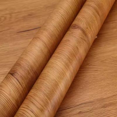 China Super Matte Wood Grain PVC Wrapping Foil For WPC Wall Panels Decoration for sale