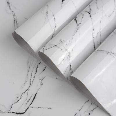 China Hochglanz Marmor Design PVC-Vinyl-Aufkleber zu verkaufen