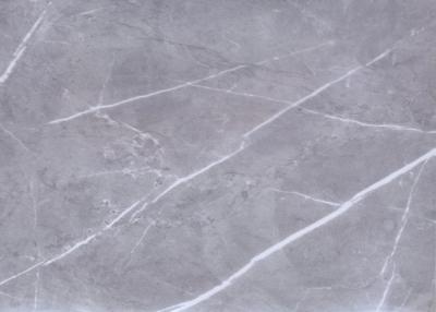 China Hoja de la película del PVC de Grey Marble High Gloss para el panel de pared del MDF en venta