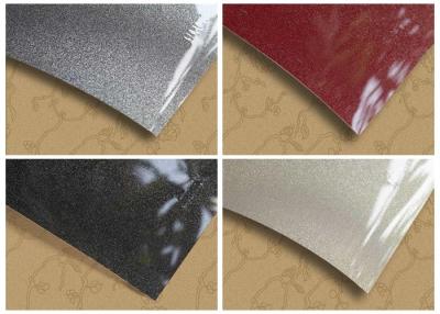 China Hochglanz Metall Pvc Film Druck Design für Laminat Schrank Abdeckung 0,3 mm zu verkaufen