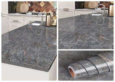 China Película adhesiva de Matt Grey Kitchen Worktop Vinyl Self para los gabinetes de las encimeras en venta