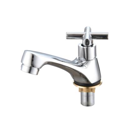 China Good Best Price Thermostatic Outdoor Cross Handle Brass Faucets Bathroom Basin Faucet for sale