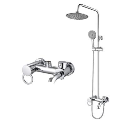 China With Sliding Bar China Supplier Wholesales Cheap Price Bathroom Shower Set for sale