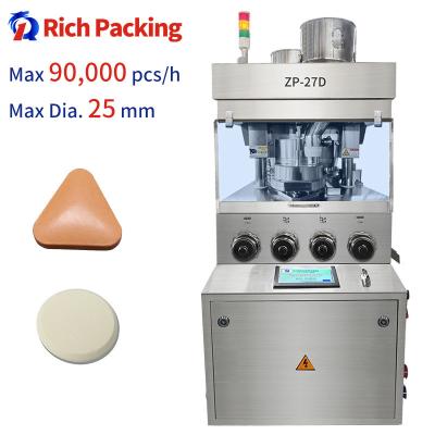 China Compresa rotatoria automática farmacéutica de la máquina de la prensa de la tableta de ZP-27D que hace la compresión en venta